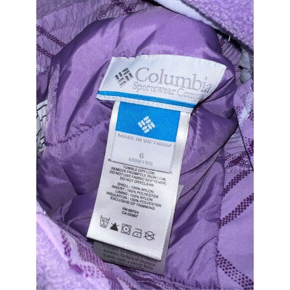 Infant Columbia OmniShield Bib Overall Snow Pants Size 6 Months - Picture 2 of 5